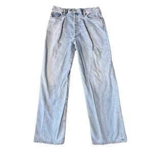 AGOLDE Dax Upsized Jeans in Sideline Women's Size 27 cinched waist button fly